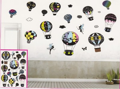 Sticker decorativ 5D Baloane colorate foto
