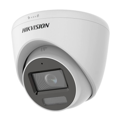 Dual Light - Camera analog 2MP, lentila 2.8mm, IR 40m, WL 20m, TVI/AHD/CVI/CVBS, Mic. - HIKVISION DS-2CE78D0T-LFS-2.8mm foto