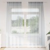 VidaXL Perdele cu perdele 2 pcs Gri &icirc;nchis 140x175cm Poliester 4108029