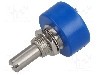 Potentiometru axial, plastic, 1k&Omega;, 1W, BOURNS - 6639S-301-102