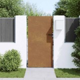 vidaXL Poartă pentru grădină, 85x200 cm, oțel corten