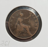 J61 Marea Britanie One Penny 1902, Europa