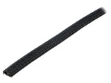 Ecran pentru margini PVC 10m negru 11,5mm