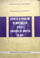 Exercitii si probleme de matematica (1967) foto