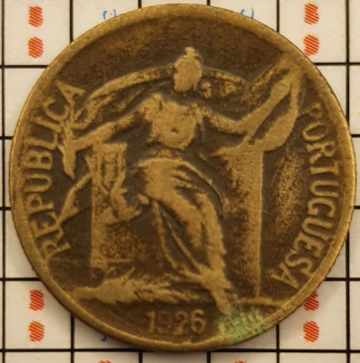 Portugalia 50 centavos 1926 - km575 - A004 foto