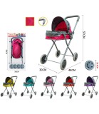 Carucior de Iarna pentru Papusi, 3 Culori, Materiale Netoxice, Varsta +3 Ani, Dimensiuni Ambalaj 58x34x8 cm