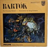 B&eacute;la Bart&oacute;k, Antal Dorati &lrm;&ndash; The Miraculous Mandarin (complete), Divertimento For Strings _ VG+/VG vinil, LP, disc clasica moderna Philips 1965 Olanda
