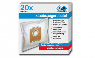 Set 10 saci de aspirator AH Haushaltswaren pentru Electrolux EasyGo EEG41lW - RESIGILAT foto