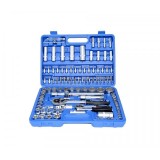 Trusa 108 Piese Chei Tubulare , Capete Surubelnita , Ultra Solid Gear , Geanta Transport Inclusa , Albastru