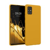 Husa Kwmobile pentru Samsung Galaxy A51, Galben, Silicon, KWM000010YZ049C, Carcasa
