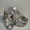 Pisica FIGURINA din CRISTAL de plumb norvegian HADELAND, lucrata manual