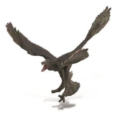 Figurina dinozaur microraptor pictata manual xl collecta foto