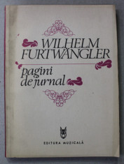 WILHELM FURTWANGLER - PAGINI DE JURNAL , 1987 foto