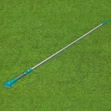 Aspirator Piscina Bestway AquaSurge Fara Fir, Reincarcabil, Aluminiu/Plastic, Argintiu/Turcoaz, 252x17cm, Baterie Litiu