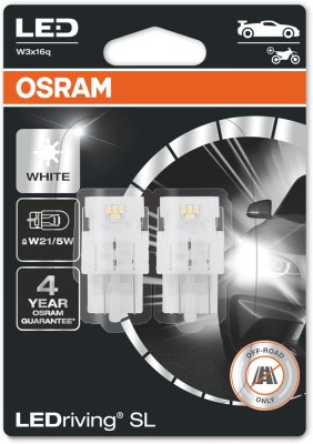 Set 2 LED W21 5W Osram LEdriving SL12V 6000K culoare alba blister foto