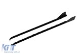M Performance Design Design trim potrivit pentru M praguri laterale pe BMW Seria 1 F40 dupa 2019, lac negru Performance AutoTuning