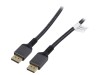 Cablu DisplayPort 1.4 2m Textil Negru, Digitus, Suport 8K/4K HDR, Mufa Aurita