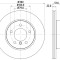 Disc frana AUDI A3 Cabriolet (8P7) (2008 - 2013) KRIEGER 0950004115