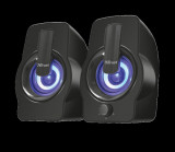 Boxe stereo trust gemi rgb 2.0 speaker set - black specifications general type of speaker