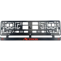 Set 2 bucati, suport numar inmatriculare, Mercedes Red