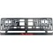 Set 2 bucati, suport numar inmatriculare, Mercedes Red