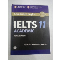 Cambridge English OFFICIAL IELTS 11 ACADEMIC with answers - Cambridge University