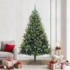 VidaXL Pom de Crăciun artificial cu ramuri pliante 300 LED-uri 210 cm 3396007