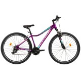 Bicicleta MTB Colinelli COL22, Marimea M, 29 inch, Violet, Schimbator Shimano, 21 Viteze, Cadru Aluminiu, Frane V - Brake Ultimate FactoryBikes
