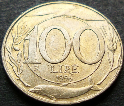 Moneda 100 LIRE - ITALIA, anul 1996 *cod 1353 B foto