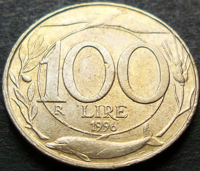 Moneda 100 LIRE - ITALIA, anul 1996 *cod 1353 B