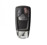 Set 2 bucati - Carcasa cheie Smart Key Topautochei&amp;#174; compatibila cu Audi TT A4 A5 Q7 2016 2017 2018, 3 butoane