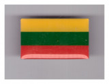 Insigna steag Lituania - Editions Atlas, cu pin