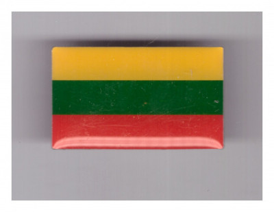 Insigna steag Lituania - Editions Atlas, cu pin foto