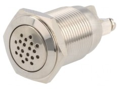 Semnalizator acustic 85dB fără iluminare IP50 &Oslash;16mm 360mW