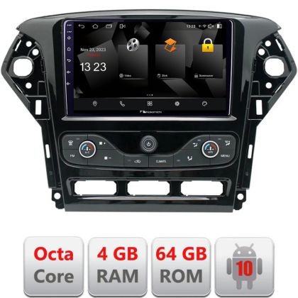 Navigatie Ford Mondeo 2011-2014 Android Octa Core 720p 4+64 DSP 360 camera carplay android auto CarStore Technology