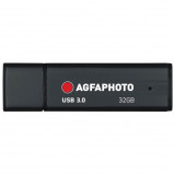 Stick memorie externa Agfa Photo 32GB USB 3.0 negru, flash drive