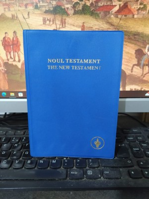 Noul Testament, The New Testament, bilingv rom&amp;acirc;nă engleză, 1992, 067 foto