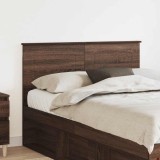 vidaXL Tăblie cap cu headboard Stejar &icirc;nchis 135 cm Lemn compozit 888316