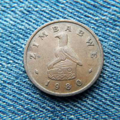 2L - 1 Cent 1980 Zimbabwe foto