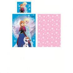 Lenjerie de pat MiniMega Frozen Sisters Forever 140x200 cm foto