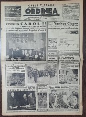 Ziarul Ordinea nr.2130/1939 foto