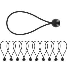 Set elastice cu bila pentru fixare prelate sau bannere, reutilizabile, 10 bucati Household NewTrend
