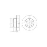 Disc frana Delphi BG4320, parte montare : Punte Spate
