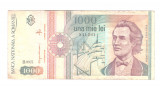 Bancnota 1000 lei septembrie 1991, stare buna