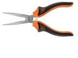 NEO TOOLS Cleşti semirotunzi universali alungiţi drepţi 180mm ergonomic oţel crom-nichel