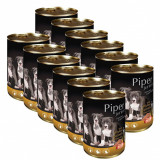Cumpara ieftin Piper Junior conservă cu stomac de pui şi orez brun 12 x 400 g