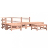 Cumpara ieftin Set mobilier relaxare gradina, 6 piese, lemn masiv Douglas