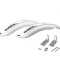 Set 2 aparatori roti biciclete, Simpla KIDO SDL 16&quot;, culoare alb Cod:B367