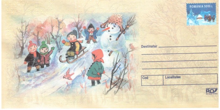 ROMANIA 2002, Craciun 2002, intreg postal