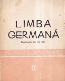 Limba germana. Manual pentru anul I de studiu